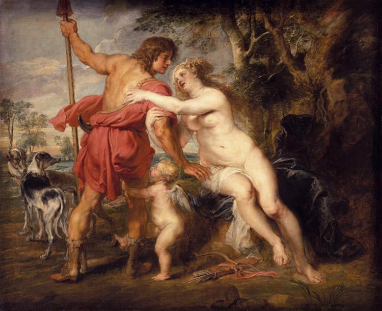 Peter Paul Rubens Venus and Adonis (mk27) oil painting image